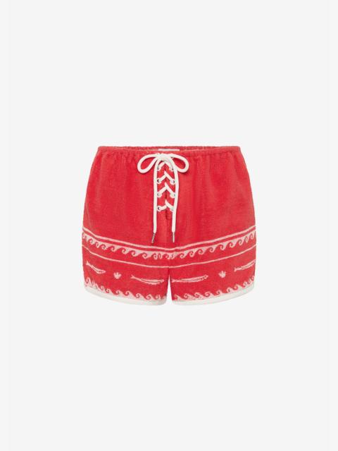 POSSE Posse Cody Shorts - Red Ivory Fish