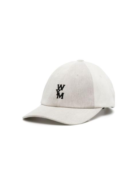 Wooyoungmi logo-embroidered cotton cap