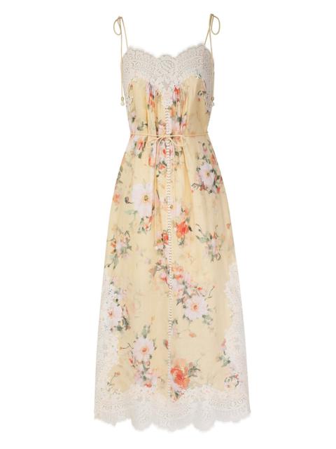 Zimmermann EDEN SPLICED SLIP DRESS | REVERSIBLE
