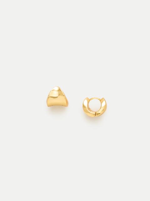 J.CREW Wide huggie hoop earrings