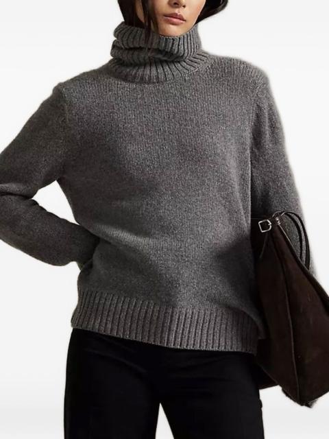 Polo Ralph Lauren roll-neck ribbed-trim sweater
