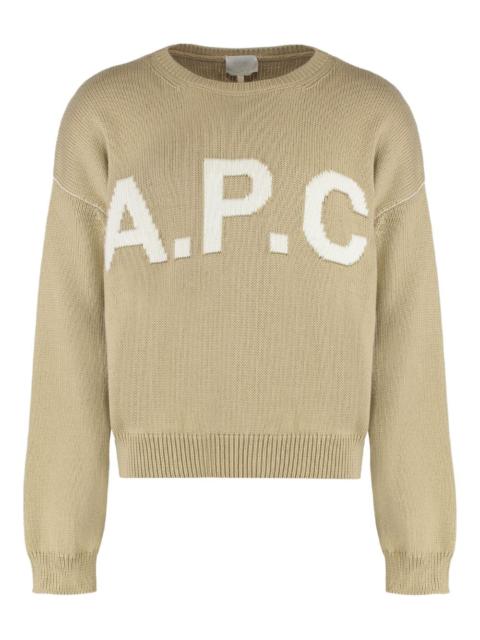 A.P.C. logo sweater