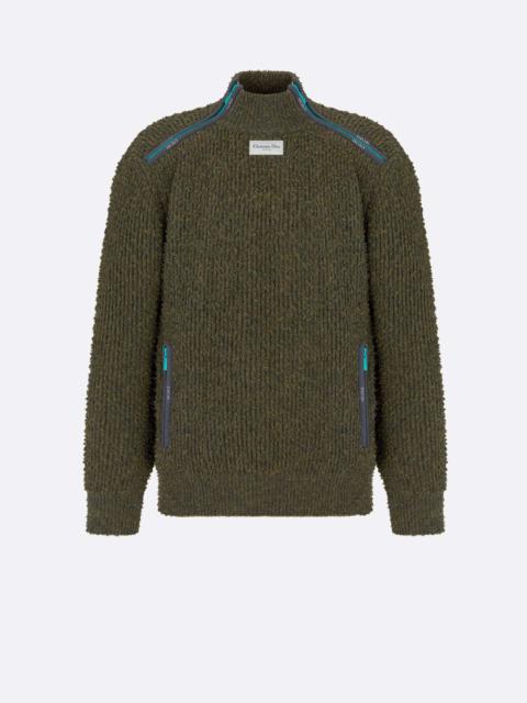 Dior Sweater with Zipped Collar