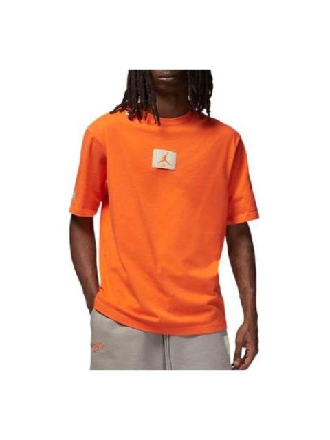 Jordan Jordan x Shelflife Logo T-shirt 'Orange' DV7001-819