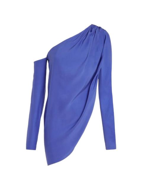 GAUGE81 Toho one-shoulder silk blouse