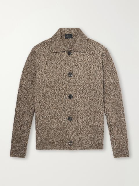 Brioni Wool-Mouliné Sweater