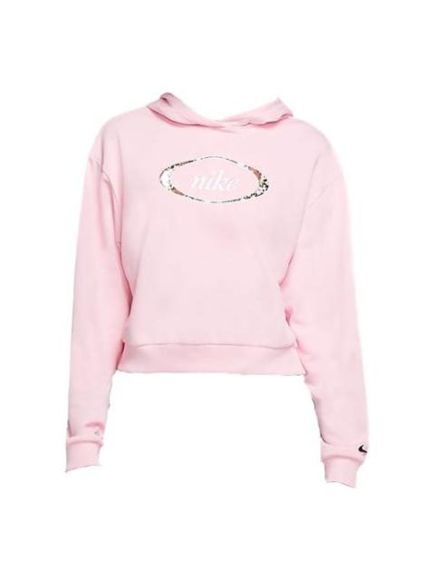 Nike (WMNS) 나이키 스포츠웨어 자르기 양털 후드 '핑크' CV1871-654