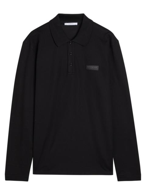 Givenchy Givenchy Logo-appliquéd Piqué Cotton Polo Shirt