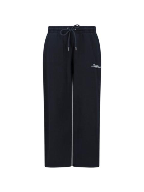 Off-White logo-print track pants
