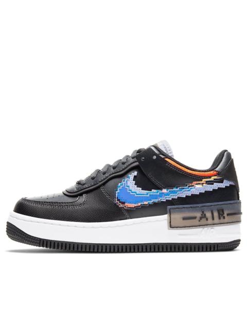 (WMNS) Nike Air Force 1 Shadow SE 'Pixel Swoosh - Off Noir' CV8480-001