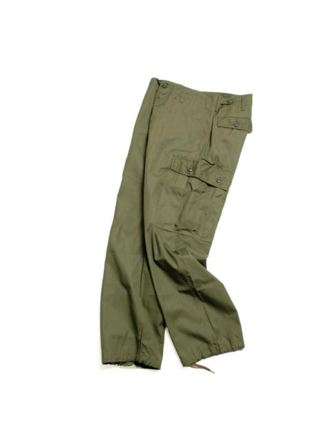 Buzz Rickson's TROUSERS, MEN'S, COTTON WIND RESISTANT POPLIN, OLIVE GREEN, ARMY SHADE 107 SHORT LENGTH - BR42500