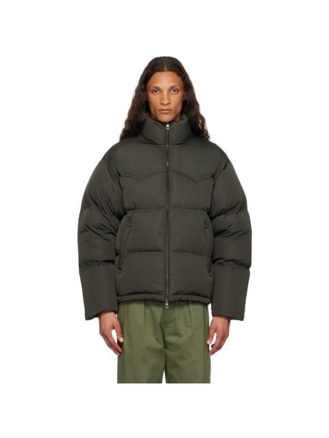 AFTER PRAY Khaki Western Down Jacket