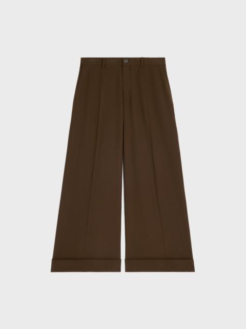 CELINE docks trousers IN stretch wool gabardine