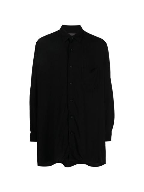 Yohji Yamamoto classic-collar button-up shirt