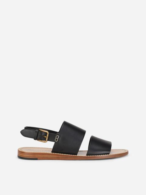 Dolce & Gabbana Calfskin pantheon sandals