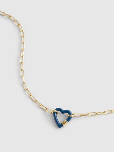 Madewell Heart Carabiner Paperclip Chain Necklace