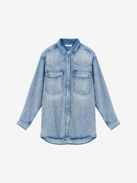 Isabel Marant Étoile TANIAMI FLUID DENIM SHIRT