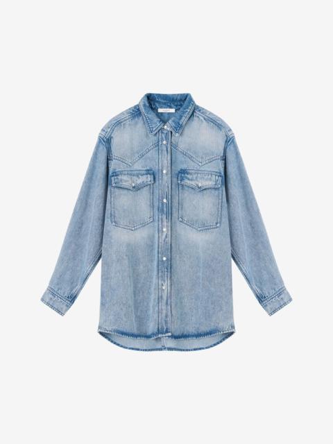 Isabel Marant Étoile TANIAMI FLUID DENIM SHIRT