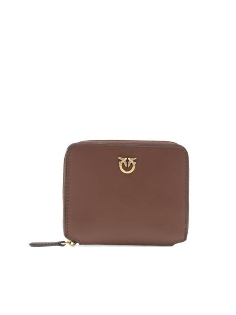 PINKO emblem zip taylor wallet