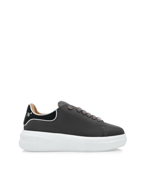 PHILIPP PLEIN platform leather sneakers