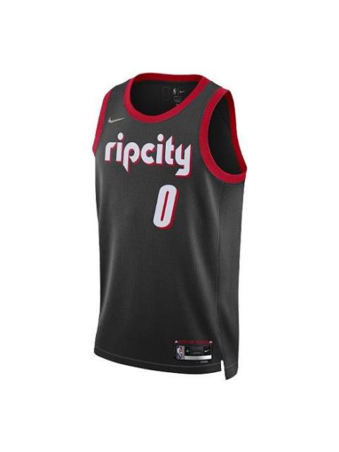 Nike Nike x NBA Portland Trail Blazers Jerseys 'Damian Lillard 0' DB4043-010