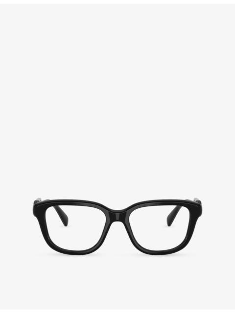 Miu Miu MU 02ZV Square-Frame Acetate Eyeglasses