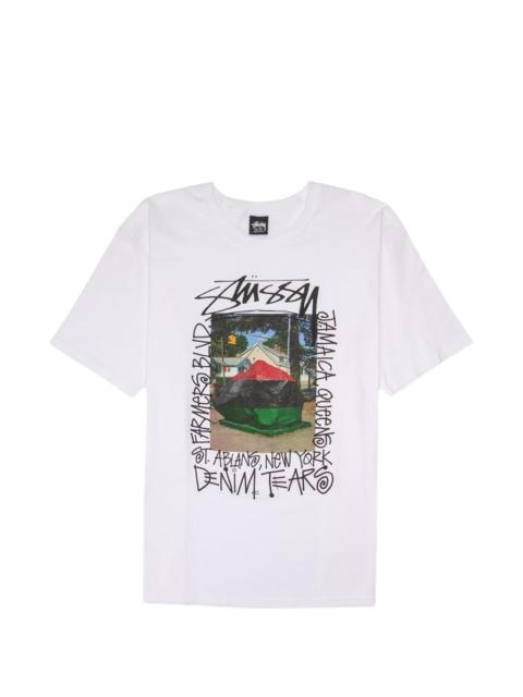 DENIM TEARS x Stussy Farmers Blvd graphic T-shirt