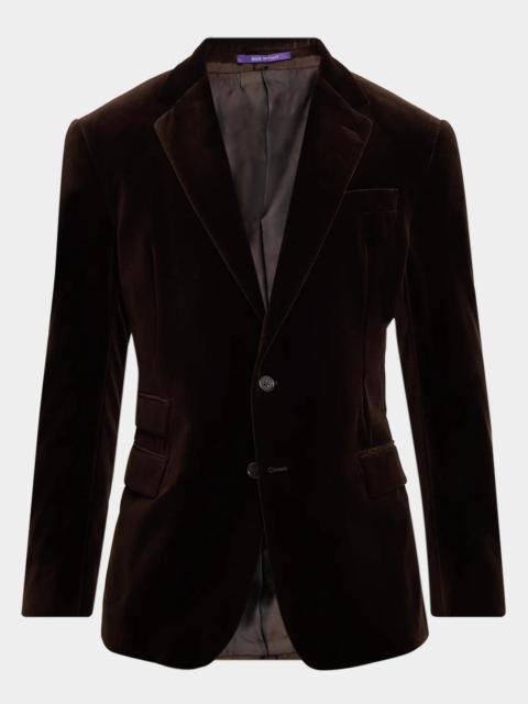 Ralph Lauren Men's Kent Hand-Tailored Velvet Jacket