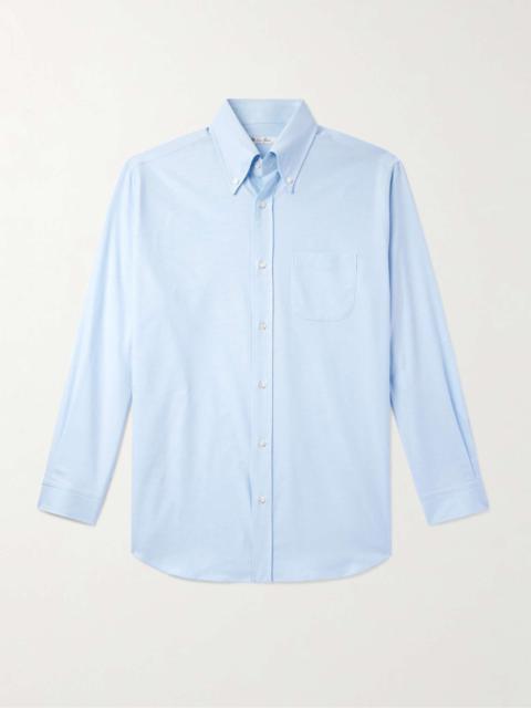 Loro Piana Button-Down Collar Cotton Oxford Shirt