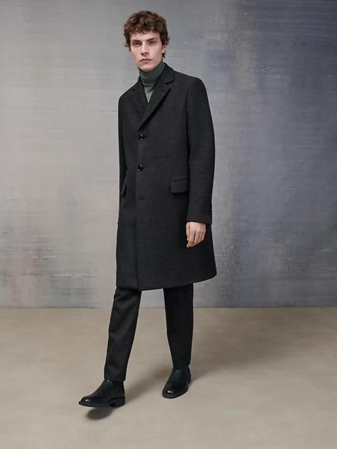 Hermès Emile Agent Secret Cuir coat