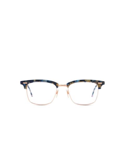 Thom Browne tortoiseshell square-frame glasses