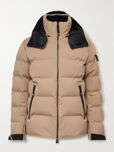 Moncler Grenoble Montgetech Logo-Appliquéd Quilted Stretch-Nylon Hooded Down Ski Jacket