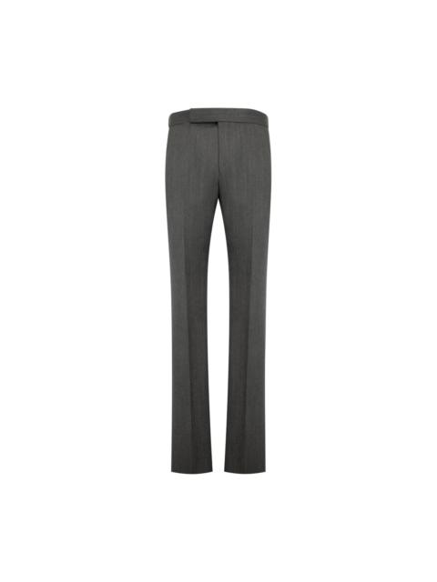 TOM FORD MOULINÉ TWILL STRAIGHT PANT