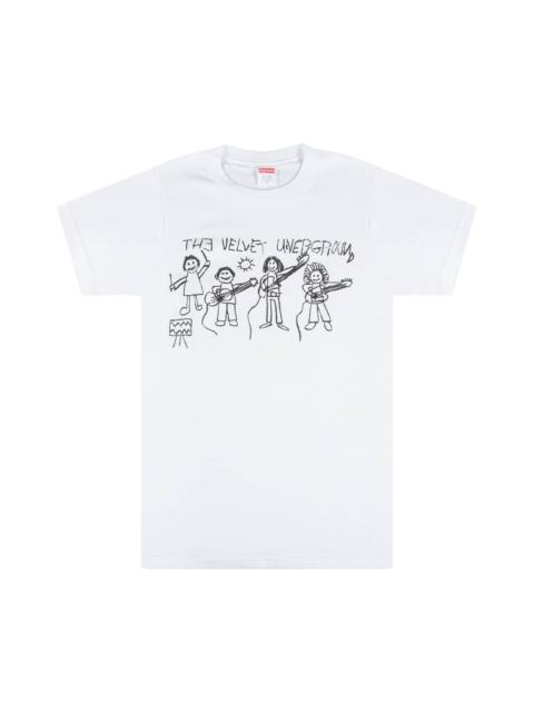 Supreme The Velvet Underground Drawing T-Shirt 'White'