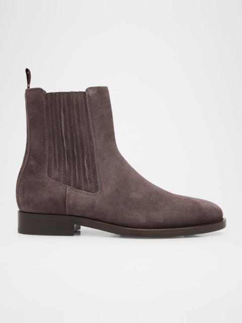 Brunello Cucinelli Men's Suede Chelsea Boots
