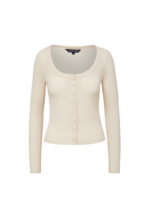 HYLAND BUTTON-DOWN T-SHIRT