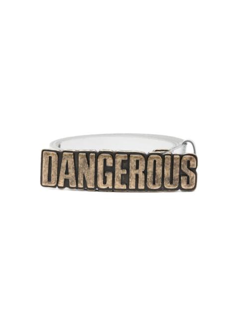 ERL Dangerous-buckle leather belt
