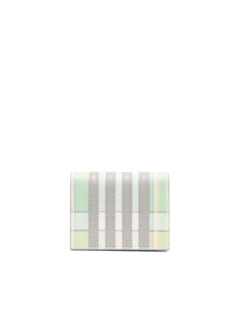 Thom Browne check-print bifold wallet