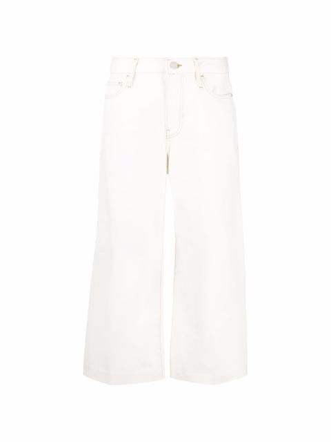 FRAME Le Italian wide-leg cropped jeans