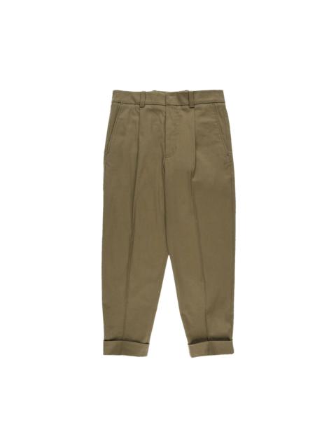 Acne Studios Acne Studios Cropped Trousers 'Olive Green'