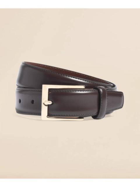 Brooks Brothers Gold Buckle Leather Dress Belt