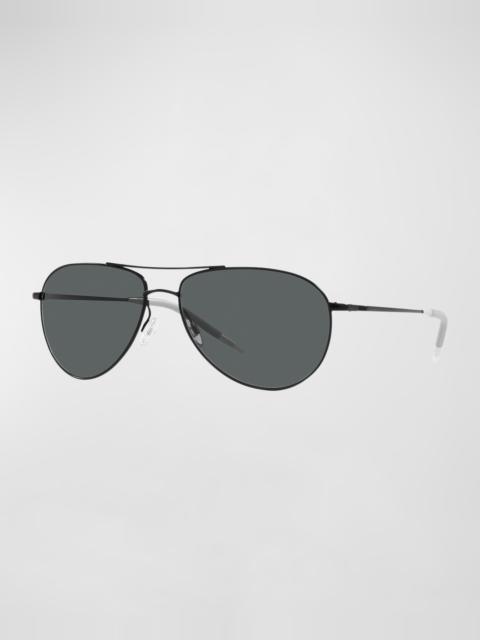 Oliver Peoples Men's Benedict 59 Aviator Sunglasses - Gradient Lenses