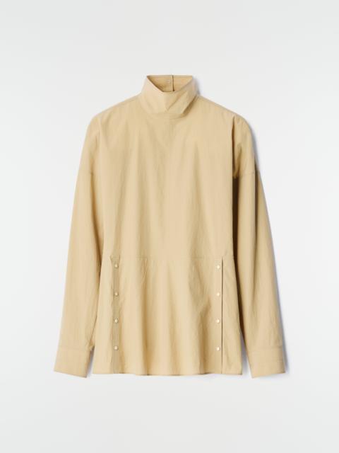 Lemaire PRESS-STUD BIB TOP IN COTTON CREPE
