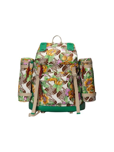 GUCCI Gucci x The North Face Large Backpack Green Multi