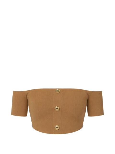 ELISABETTA FRANCHI metal button top