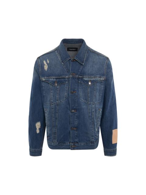 A-COLD-WALL Foundry Selvedge Denim Jacket in Washed Indigo