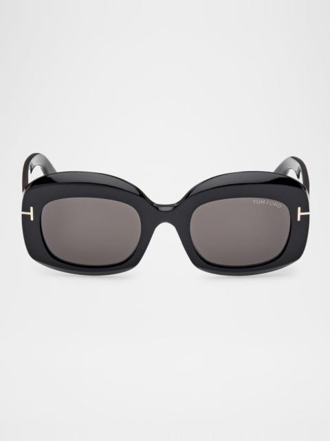 TOM FORD Carmen Round Acetate Sunglasses