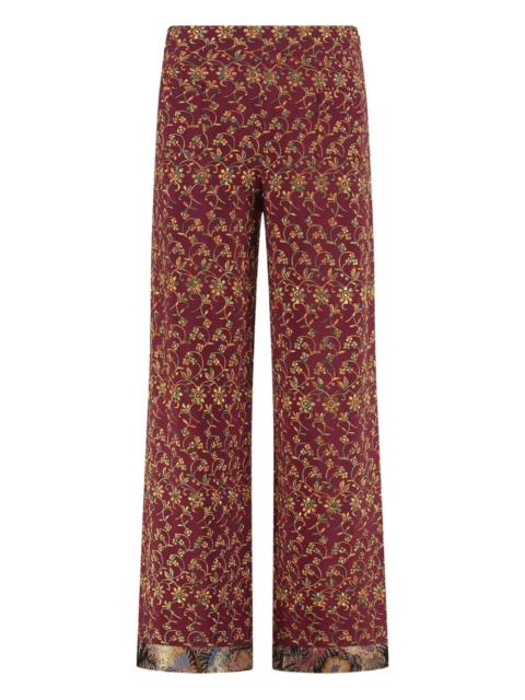 Etro floral-print trousers