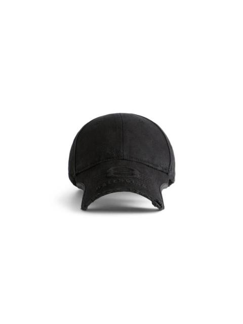 BALENCIAGA Unity Sports Icon Embossed Cap in Black