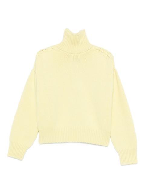 SA SU PHI roll-neck cut-out sweater